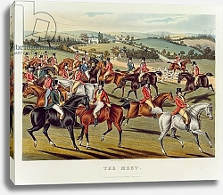 Постер Хант Чарльз 'The Meet', plate I from 'Fox Hunting', 1838