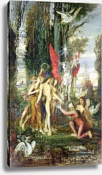 Постер Моро Густав Hesiod and the Muses