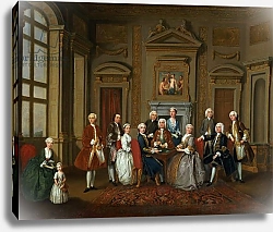 Постер Нолекенс Джозеф A Family in a Palladian Interior, 1740