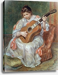 Постер Ренуар Пьер (Pierre-Auguste Renoir) The Guitar Player, 1897