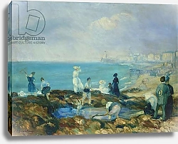 Постер Глакенс Уильям Джеймс Figures on the Shore at Dieppe