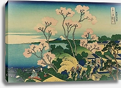 Постер Хокусай Кацушика Goten-yama hill, Shinagawa on the Tōkaidō