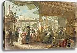 Постер Шарф Джордж (грав) Old Covent Garden Market, 1825