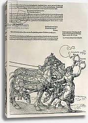 Постер Дюрер Альбрехт Triumphal Chariot of Emperor Maximilian I, Emperor of Germany: detail c.1518