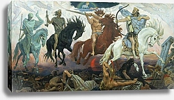 Постер Васнецов Виктор Воины Апокалипсиса. 1887