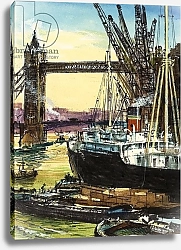Постер Смит Джон 20в. Tower Bridge, London 2