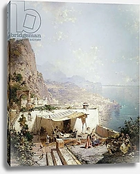 Постер Ютенбергер Франц Amalfi - Gulf of Salerno; Amalfi - Golfe de Salerne,