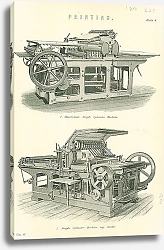 Постер Одноцилиндровая печатная машина Wharfedale