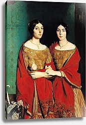 Постер Чассеро Теодор The Two Sisters, or Mesdemoiselles Chasseriau, 1843