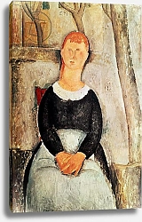 Постер Модильяни Амедео (Amedeo Modigliani) The Beautiful Grocer