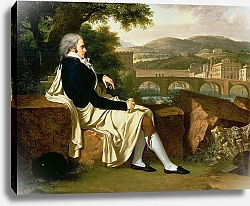Постер Фабре Франсис Allen Smith seated Above the River Arno, contemplating Florence, 1797