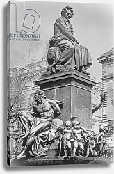 Постер Школа: Австрийская 19в. Monument to Ludwig van Beethoven, 1880