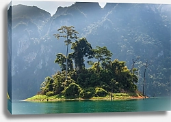 Постер  Пышные острова, национальный парк Кхао Сок, Тайланд