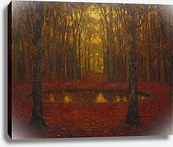 Постер Сиданер Анри The Pond at Versailles in Autumn, 1916