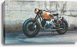 Постер Старый винтажный мотоцикл bmw