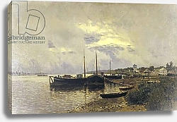 Постер Левитан Исаак After Rain in Ples, 1889