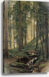 Постер Шишкин Иван Ручей в лесу 2