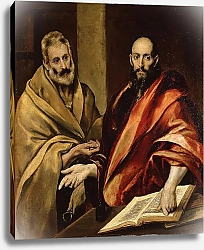 Постер Эль Греко Апостолы Петр и Павел