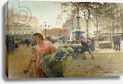 Постер Гальен Евген Place du Theatre Francais, Paris, 1902