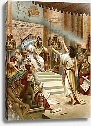 Постер Эббингхаус Вильгельм (1864-1951) Joseph interpreting the dreams of the Pharao