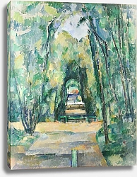 Постер Сезанн Поль (Paul Cezanne) Авеню в Шантили