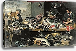 Постер Снайдерс Франц The Fish Market