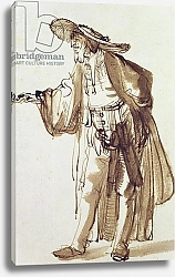 Постер Рембрандт (Rembrandt) Actor with a Broad-rimmed Hat