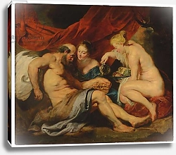 Постер Рубенс Петер (Pieter Paul Rubens) Lot and his Daughters 1