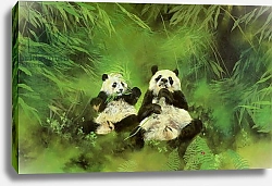Постер Кидд Одиль (совр) Pandas, 1998