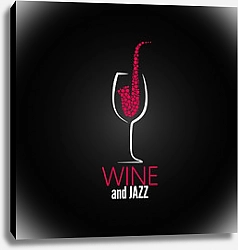 Постер Wine and Jazz