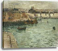 Постер Лоизеу Густав In Front of the Port of Dieppe; Avant Porte de Dieppe, 1918-1920