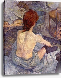 Постер Тулуз-Лотрек Анри (Henri Toulouse-Lautrec) Туалет. Фрагмент