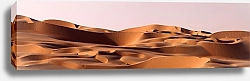 Постер Песчаные дюны пустыни, панорама