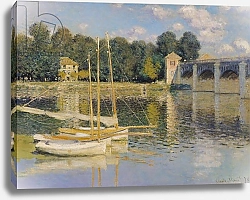 Постер Моне Клод (Claude Monet) The Bridge at Argenteuil, 1874