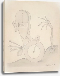 Постер Хёрле Анжелика Head with Sign, Hand, Wheel, and Auto Horn