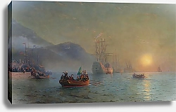 Постер Айвазовский Иван Отплытие Колумба из Палоса