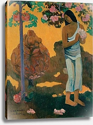 Постер Гоген Поль (Paul Gauguin) Месяц Марии