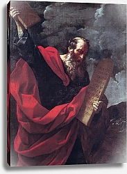 Постер Рени Гвидо Moses with the Tablets of the Law
