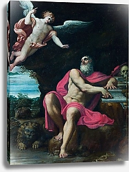 Постер Доменикино Видение Святого Жерома