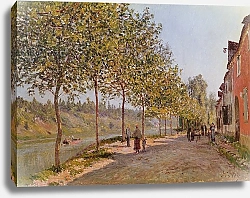 Постер Сислей Альфред (Alfred Sisley) June Morning in Saint-Mammes, 1884