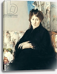 Постер Моризо Берта Portrait of Madame Edma Pontillon 1871