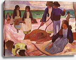 Постер Гоген Поль (Paul Gauguin) Сборщики водорослей