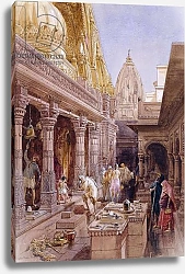 Постер Симпсон Вильям The Golden Temple, Benares, 1862