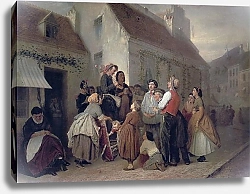 Постер Перов Василий Продавец песенников. (Неоконч.) 1863-64
