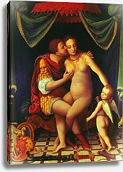 Постер Школа: Фонтенбло 16в. Mars and Venus