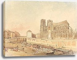Постер Дункан Эдвард Notre Dame, Paris, from the Left Bank