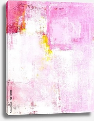 Постер Бело-розовая абстракция
