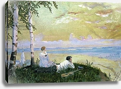 Постер Кустодиев Борис On the Volga