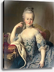 Постер Мейтенс Мартин Archduchess Marie Antoinette Habsburg-Lotharingen 1767-68
