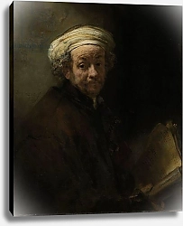 Постер Рембрандт (Rembrandt) Self portrait as the Apostle Paul, 1661